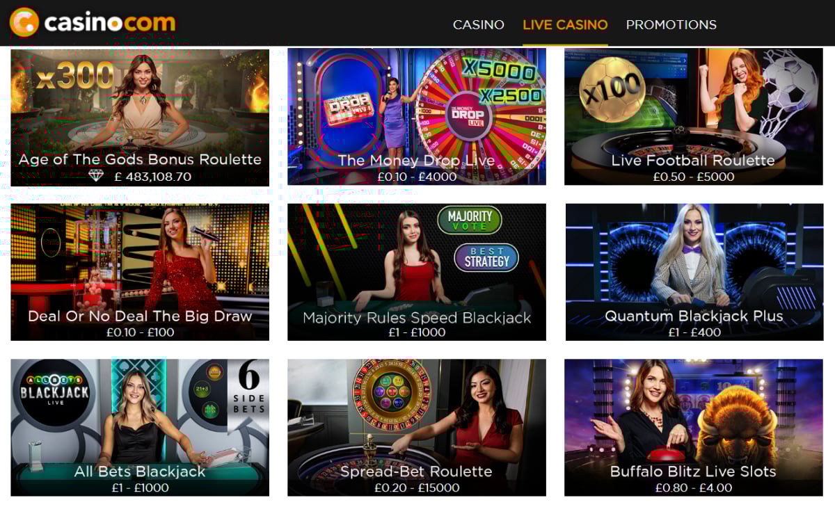 Age of the Gods Live Roulette