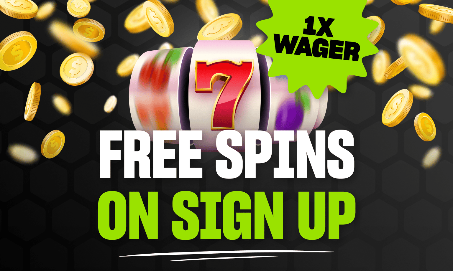 Low wagering free spins