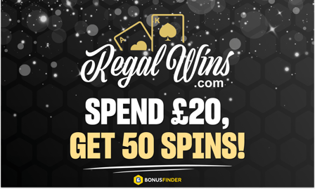 Regal Wins Promo Code 50 Spins