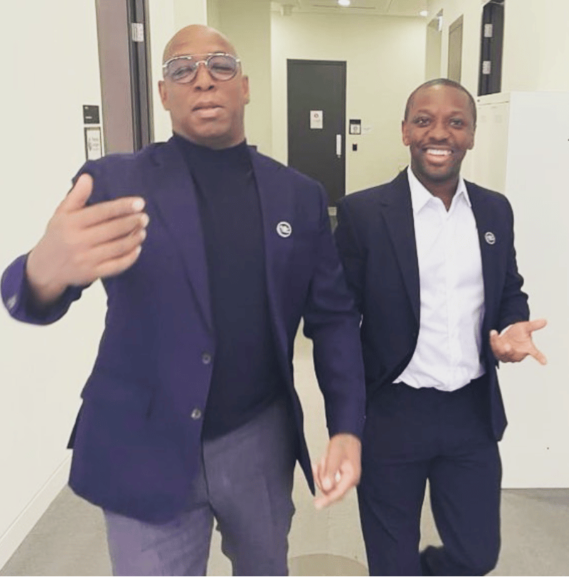 Ian Wright  and his son Shaun Wright-Phillips
