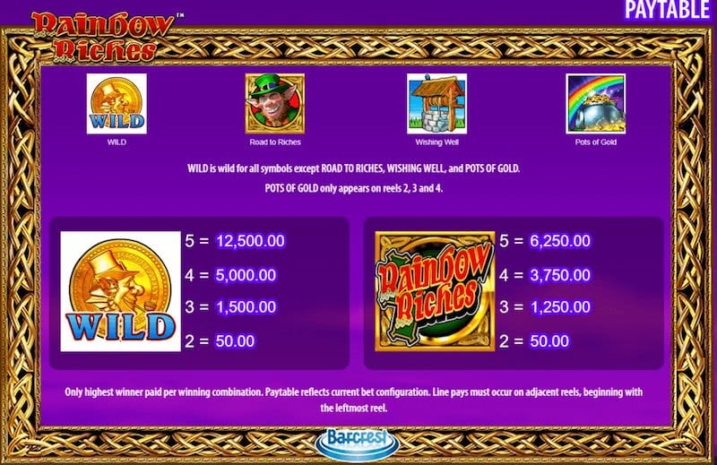 rainbow riches