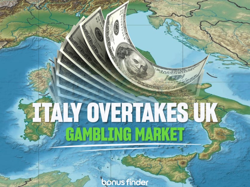 Italy overtakes the UK to become Europe's biggest gambling market